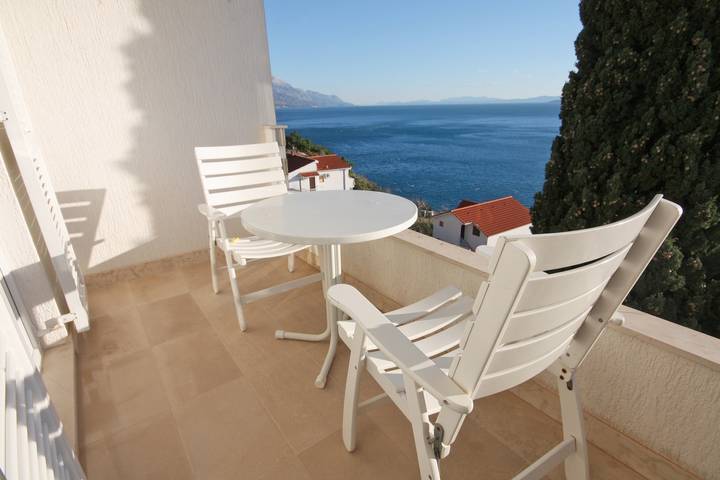 Ferienwohnung für 3 Personen, mit Balkon/Terrasse in Pisak