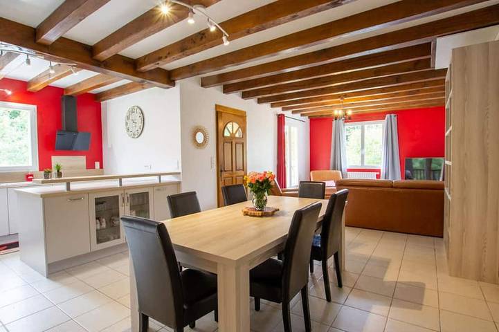 Gîte pour 6 personnes, avec Balcon et Jardin à Saint-Vincent-le-Paluel