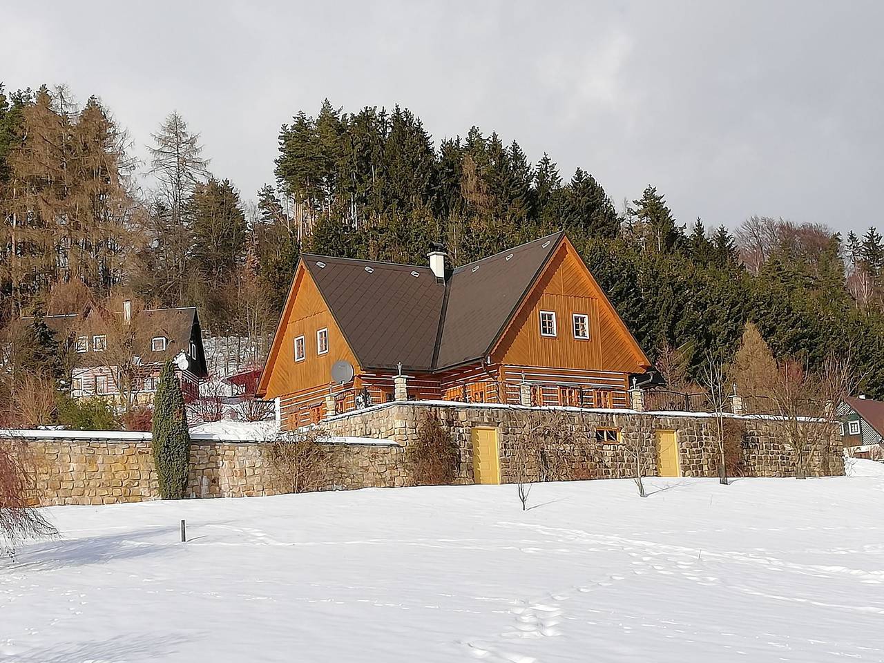 Villa con piscina privata a Stupna in Stupná, Vidochov