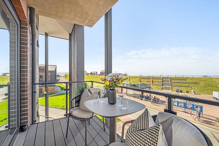 Ferienwohnung für 4 Personen, mit Balkon und Sauna in Südtondern