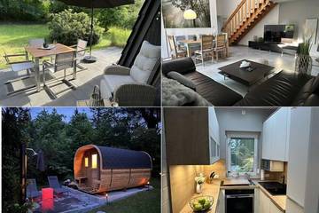 Ferienwohnung für 4 Personen, mit Garten und Sauna sowie Balkon, mit Haustier in Lichtenberg (Oberfranken)