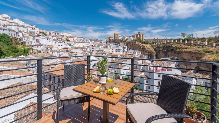 Casa de vacaciones para 4 personas, con Balcón/Terraza en Setenil de las Bodegas