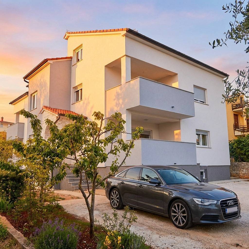 Ganze Wohnung, Beautiful first floor apartment with terrace and grill / A3 in Stinjan, Pula