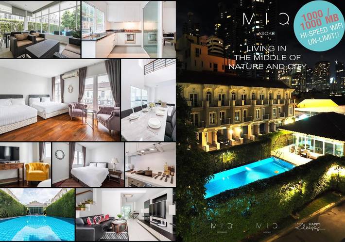 Villa voor 12 personen, with balkon and tuin as well as uitzicht and zwembad in Bangkok