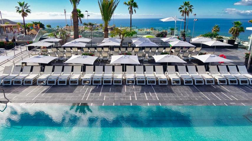 Appartamento per 3 persone, con panorama e piscina nonché giardino in Playa de Amadores