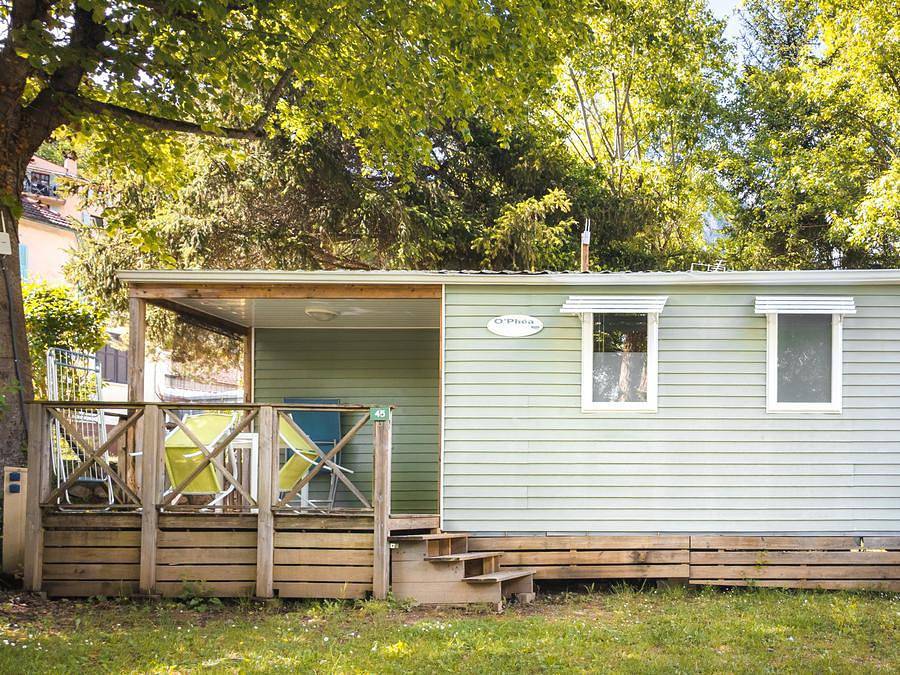 Camping les Templiers - Mobilhome 2 personas - Confort 25m² / 1 dormitorio / climatización in Roquebillière, Nizza Region