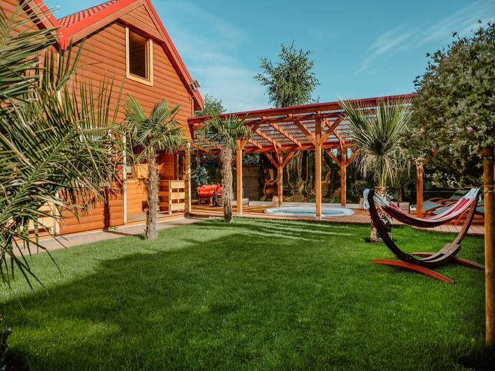 Dom dla 4 osób, z Taras i Jacuzzi oraz Sauna w Województwo zachodniopomorskie