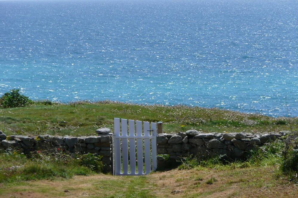 Haus mit Panoramablick auf das Meer, 500 m vom Strand von Trez Goarem entfernt in Primelin, Quimper und Umgebung