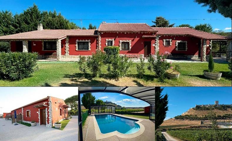 Casa de vacaciones para 4 personas, con Terraza y Jardín además de Piscina y Vistas en Penafiel (Espanha)