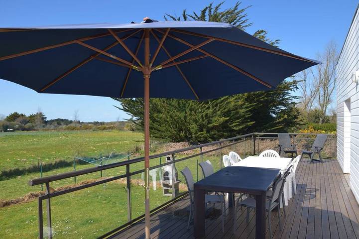 Maison de vacances pour 14 personnes, avec Terrasse et Jardin à Locquirec
