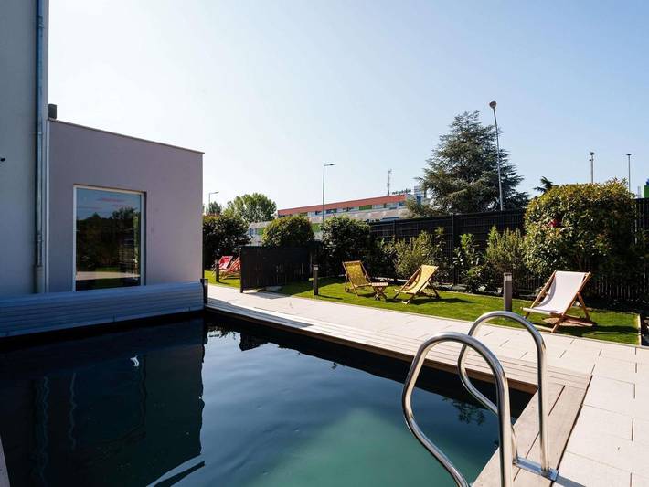 Hôtel pour 3 personnes, avec piscine et jardin, animaux acceptés à Geispolsheim - 4