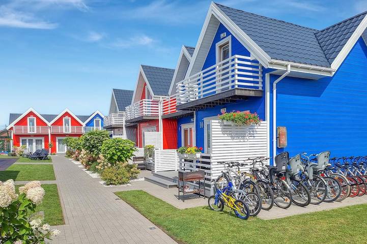 Dom dla 6 osób, z basen w Sarbinowo