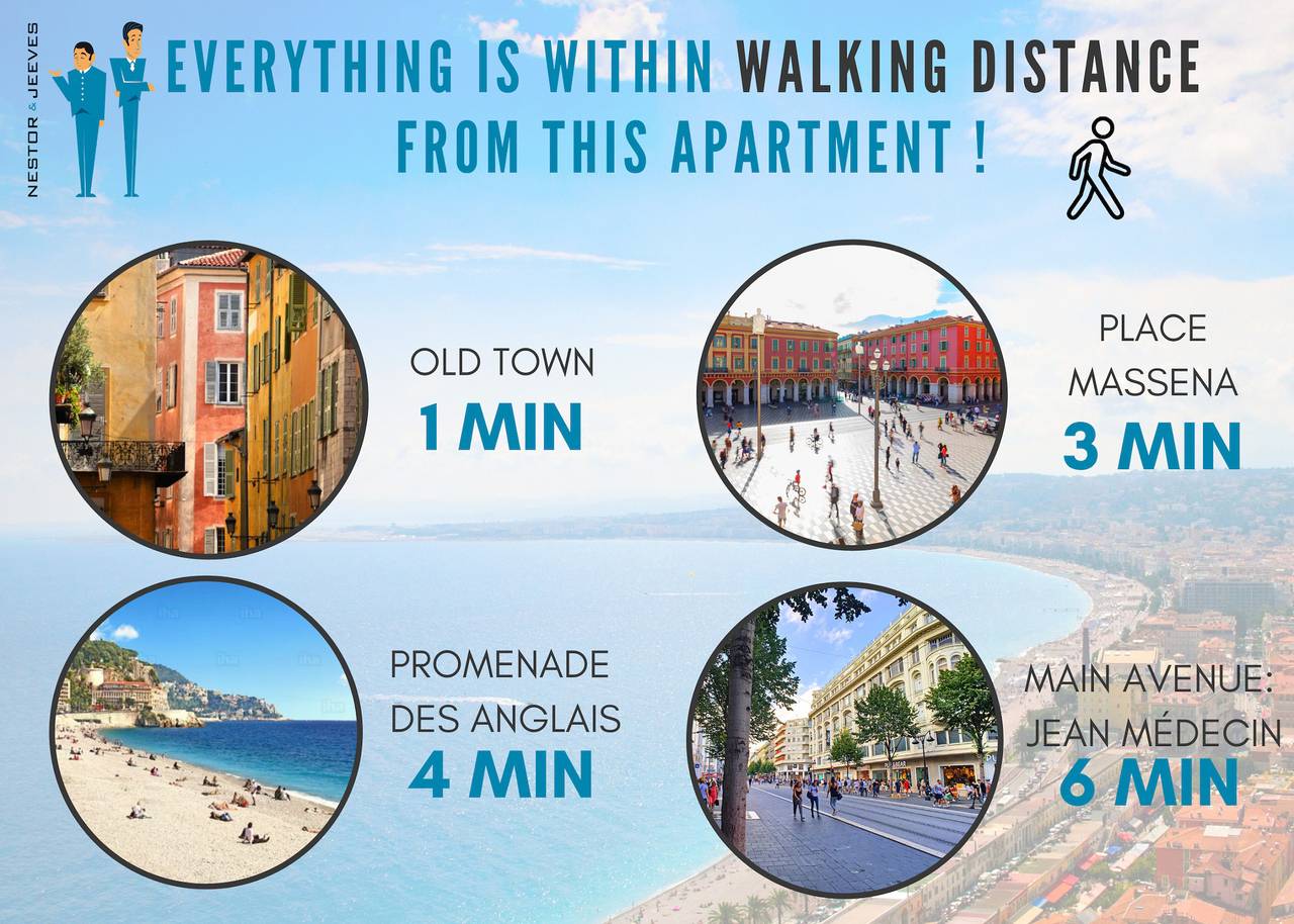 Ganzes Studio, N&J - Paillon Studio - Central - Vieux Nice  in Nizza, Nizza und Umgebung
