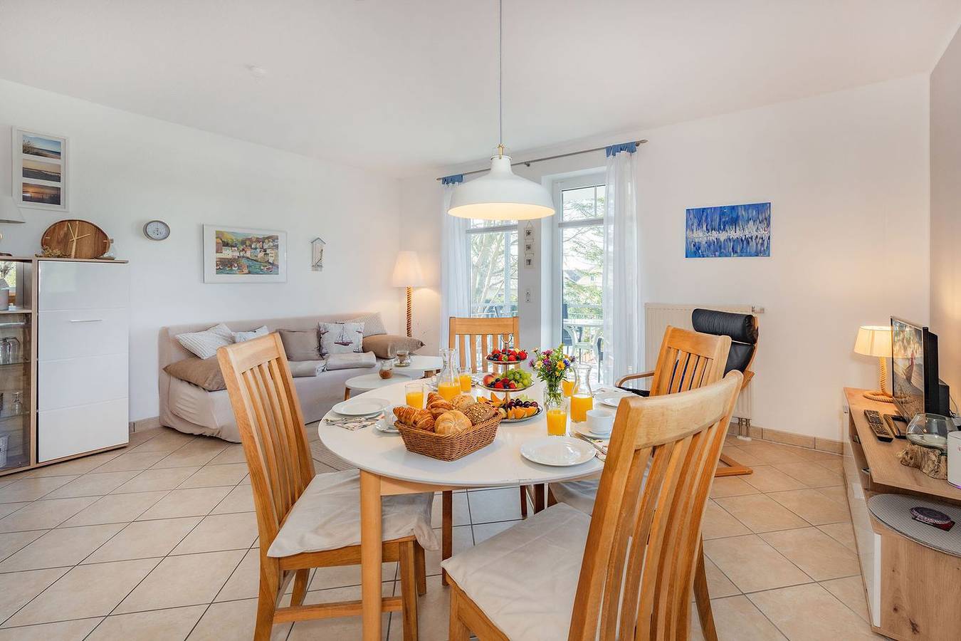 Ganze Wohnung, Ostsee-Quartett - 06 - hell und gemütlich gestaltet, mit Balkon in Zinnowitz in Zinnowitz, Usedomer Norden