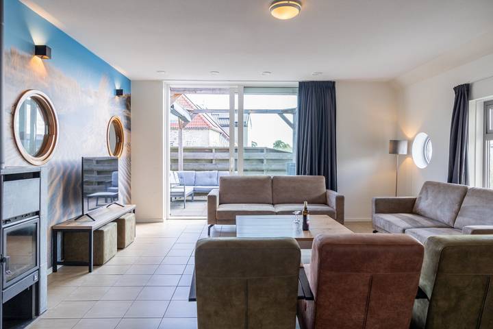 Vakantiepark Klein Vaarwater — Familienbauernhof mit privatem Innenpool und Sauna | 10 Personen in Buren (Ameland), Westfriesische Inseln