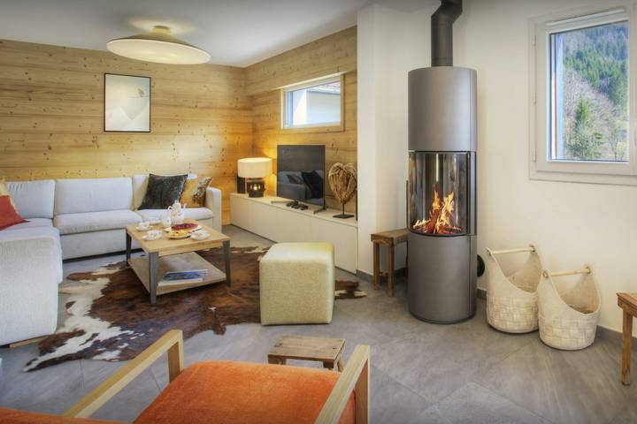 Gîte pour 9 personnes, avec Balcon ainsi que Terrasse et Jardin à Saint-Jean-de-Sixt - 3