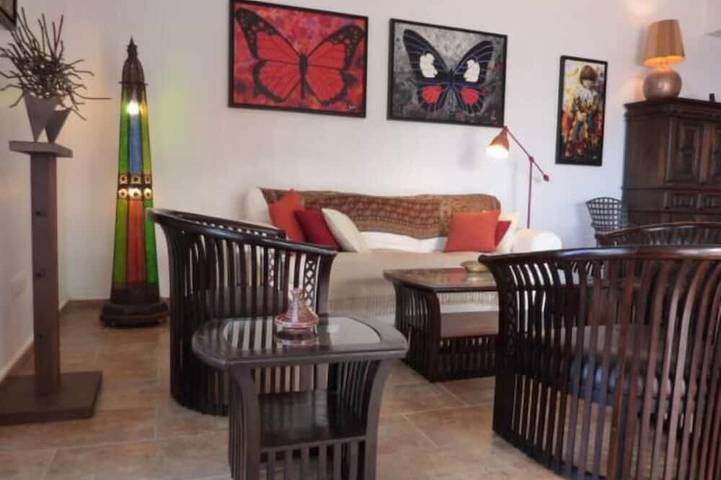 Panoramic view  Vineyards 2 Bed+2bathrrooms Pool Heated in La Matanza de Acentejo, North Tenerife