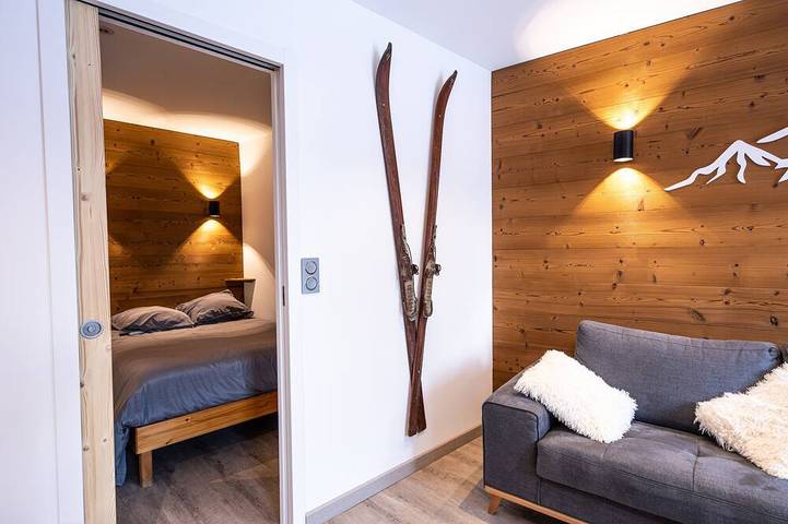 Ganze Wohnung, Courchevel Village: angenehme Wohnung T2 - direkter Zugang zur Skipiste in Saint-Bon-Tarentaise, Vanoise-Massiv