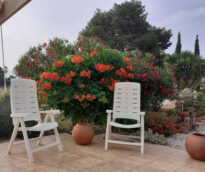 Appartement de vacances pour 4 personnes, avec vue et jardin