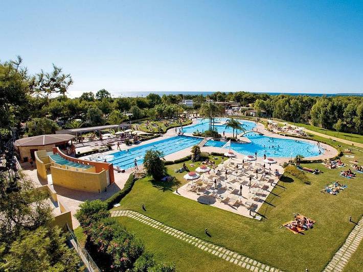 Camping für 6 Personen, mit Terrasse und Kinderpool sowie Pool in Gallipoli