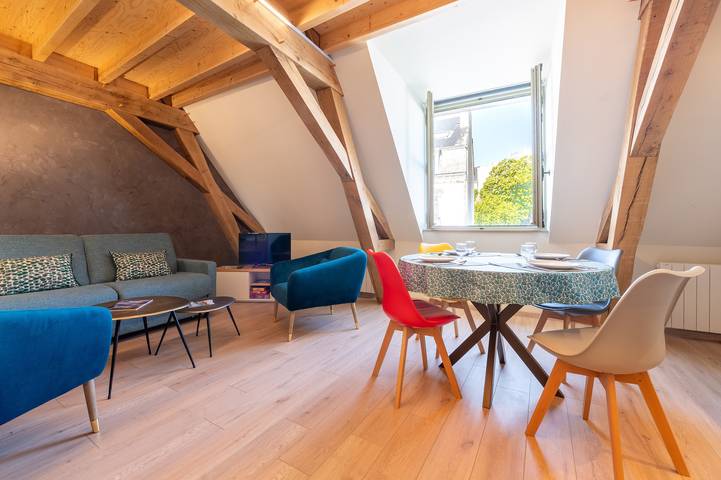 Ganze Wohnung, Ferienwohnung 'Seigneurie Fouquet - Tousquet' mit Wi-Fi in Le Palais, Côte des Mégalithes