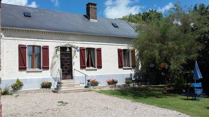 Gîte pour 5 personnes, avec jardin, animaux acceptés dans la Somme