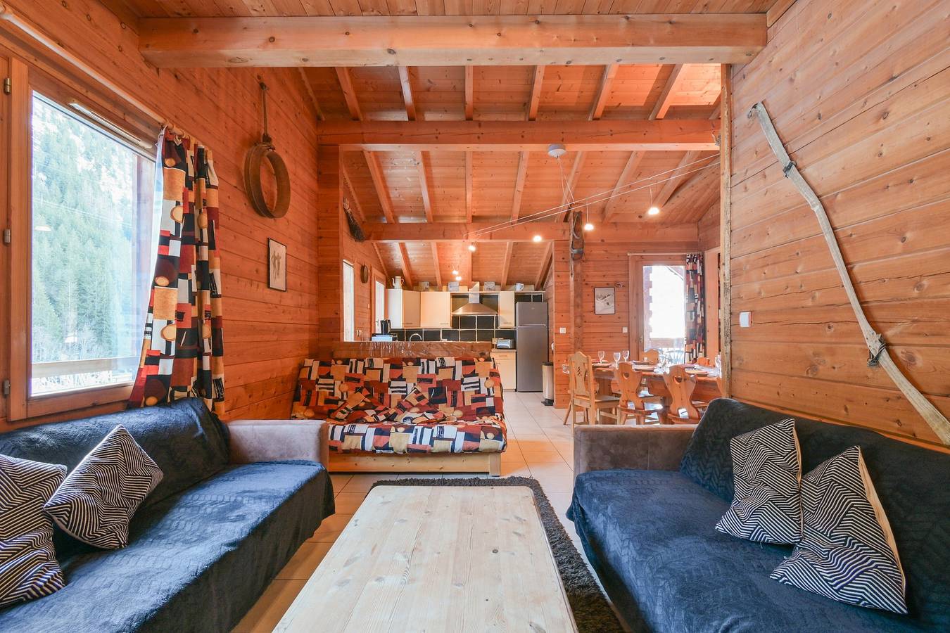 Chalet 'Lo Capstoa' avec vue sur la montagne, terrasse privée et Wi-Fi in Hauteluce, Région d'Albertville