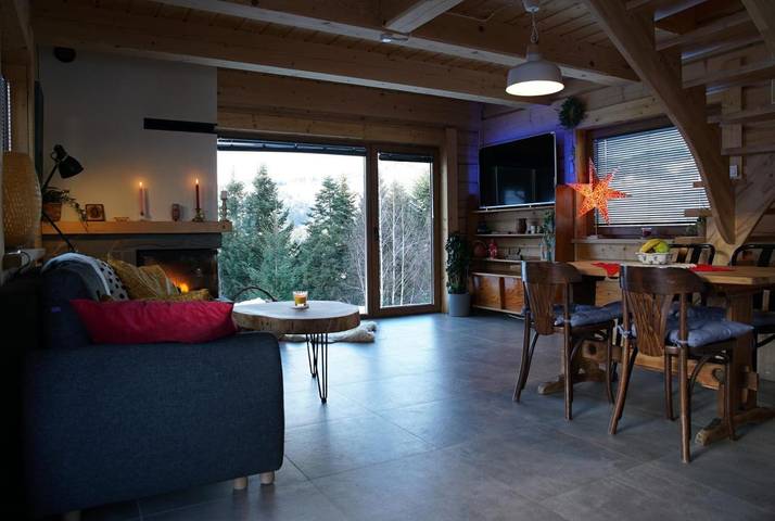 Apartament wakacyjny dla 6 osób, z ogród i widok, zwierzęta dozwolone w Piwniczna-Zdrój