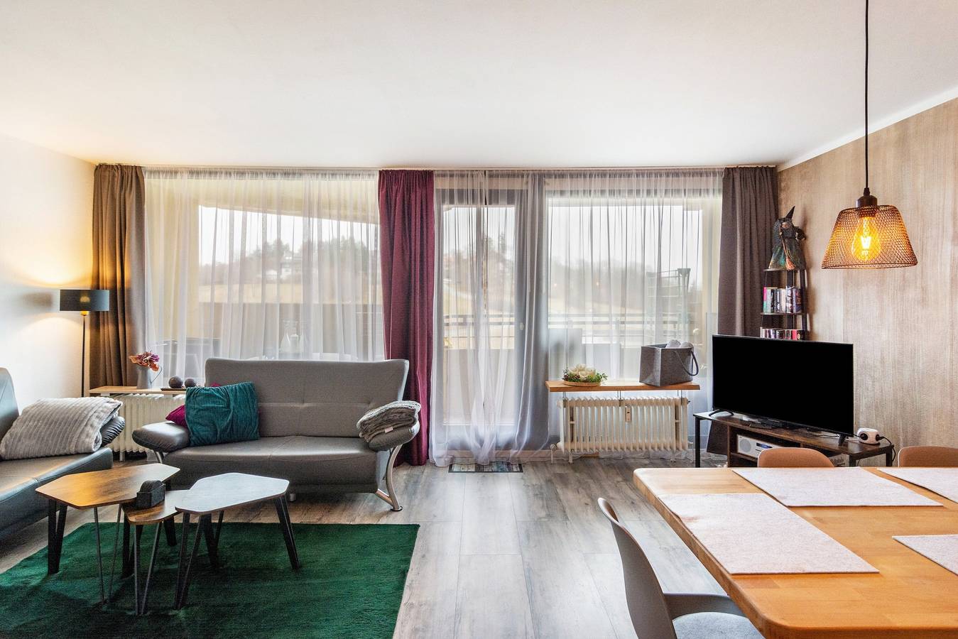 Ganze Wohnung, Apartment 'Geißenblick 2' mit Bergblick, Balkon und Wlan in Hohegeiß, Harzvorland