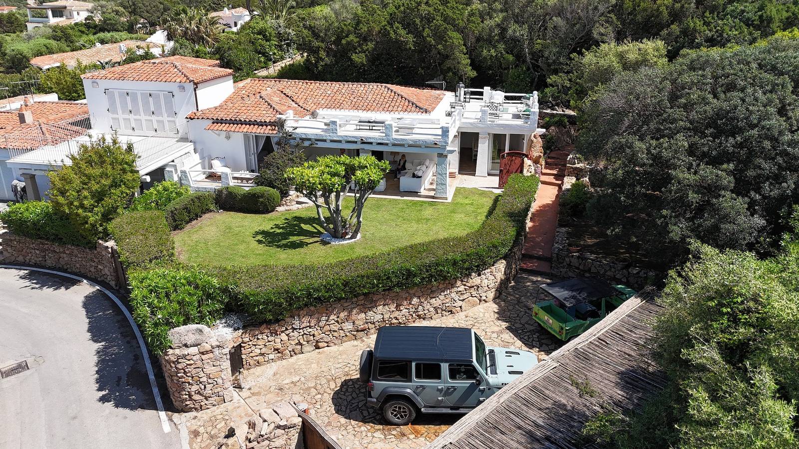 Villa „Miranda“ mit Meerblick, Wlan und Klimaanlage in Liscia di Vacca, Arzachena