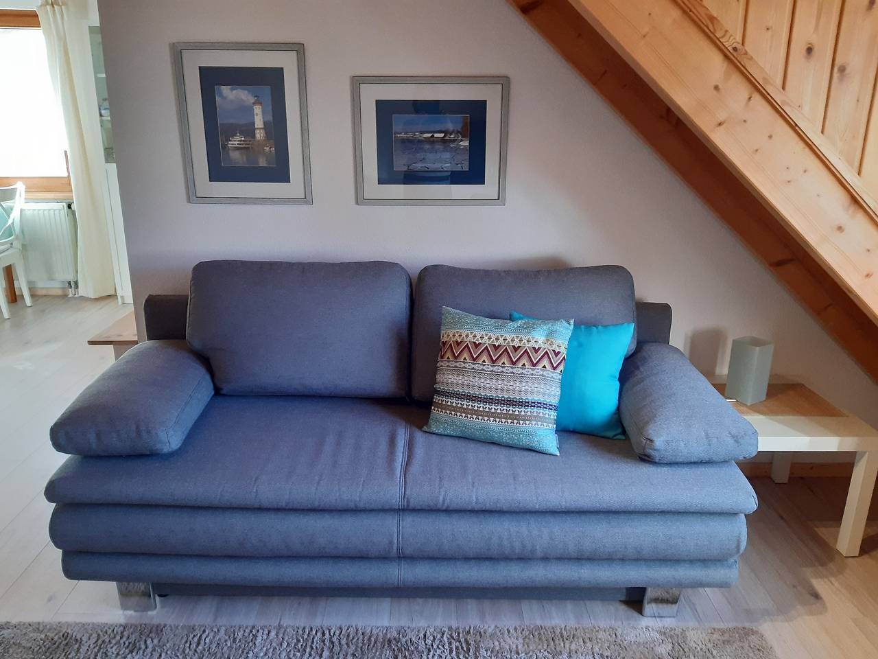 Ganze Ferienwohnung, Haus Hardt - Ferienwohnung mit 50 qm Grundfläche, 1 Schlafzimmer, 1 Wohn-/Schlafbereich, max. für 3 Personen in Bodman-Ludwigshafen, Obersee (Bodensee)