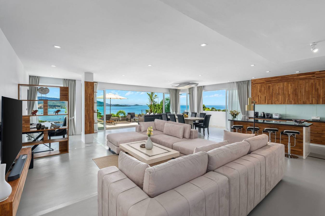 Ganze Wohnung, Luxuriöses Apartment Ab mit Meerblick in den Unique Residences in Koh Samui