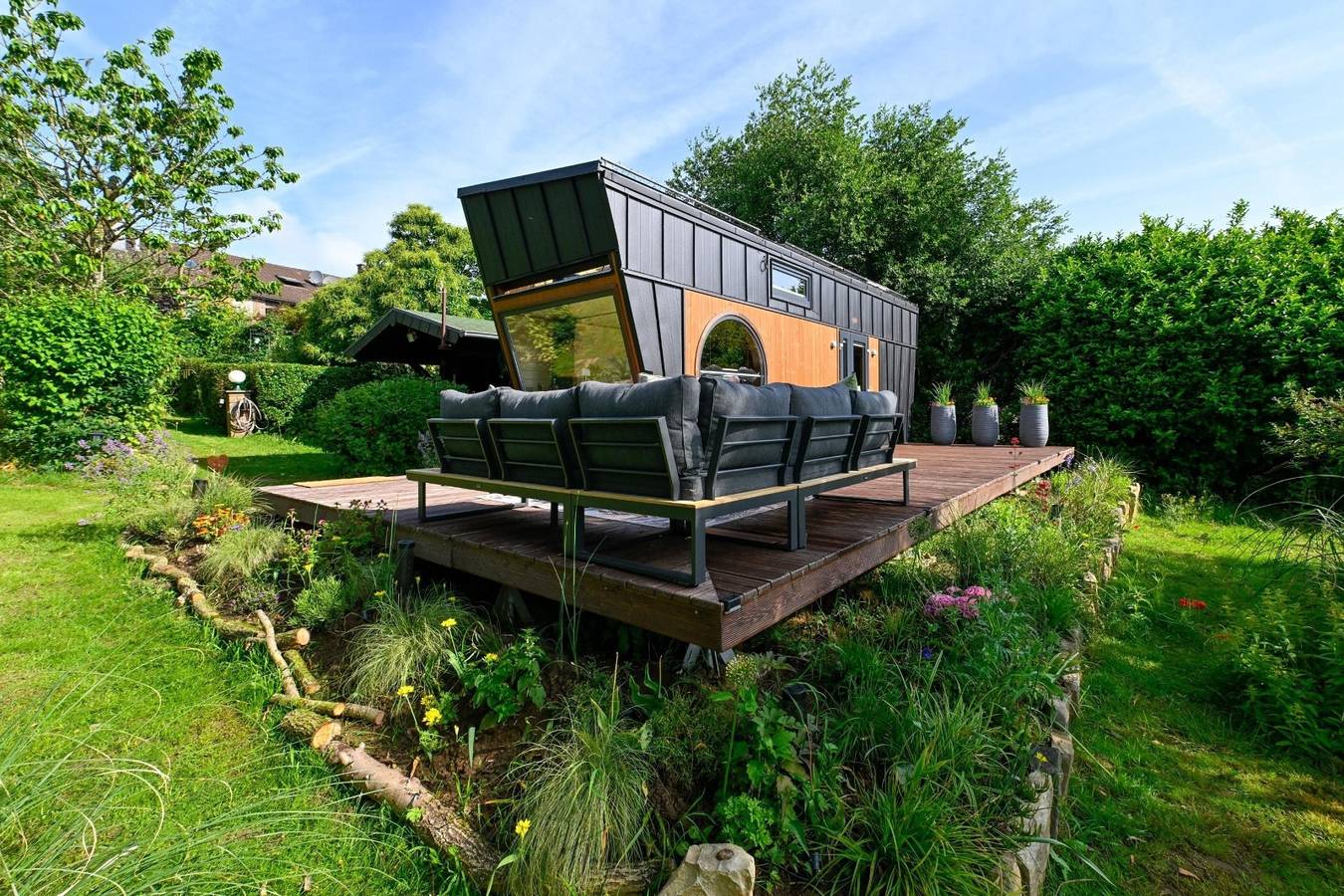 Luxuriöses Tiny House für 2 Personen mit Außen-Whirlpool im Herzen des Dreiländerecks in Kelmis, Lüttich und Umgebung