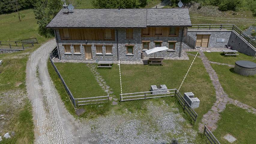 Vakantieappartement voor 4 personen, met Tuin en Uitzicht in Ponte di Legno