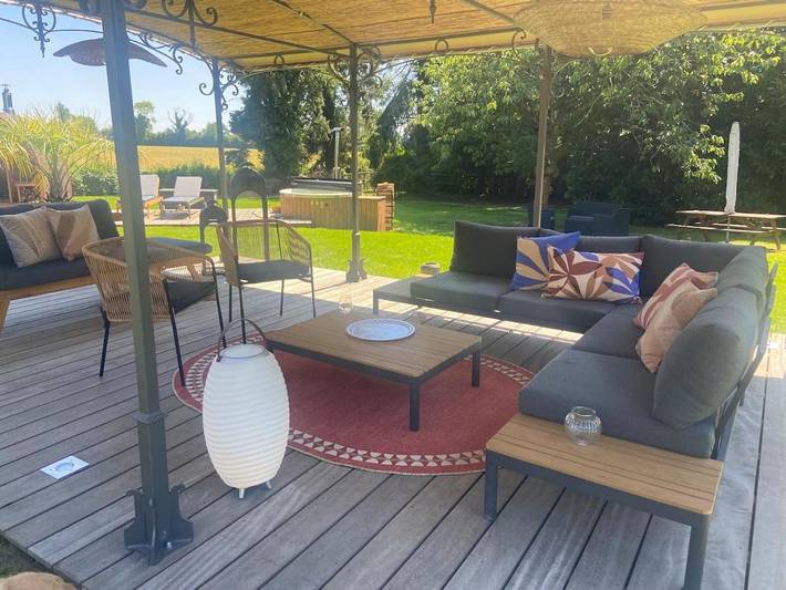Location de vacances pour 4 personnes, avec vue ainsi que terrasse et sauna, animaux acceptés à Bonnebosq - 4
