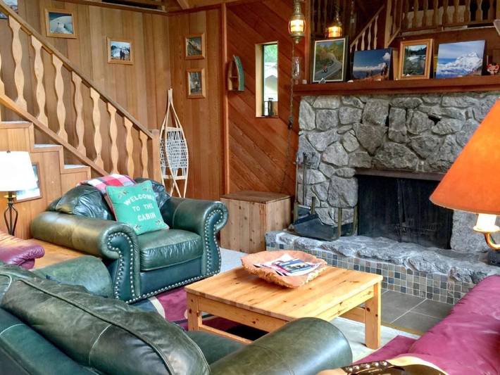 Gemütliche Hütte mit Wi-Fi, Kamin und Whirlpool in Glacier, Mount Baker-Snoqualmie Nationalwald