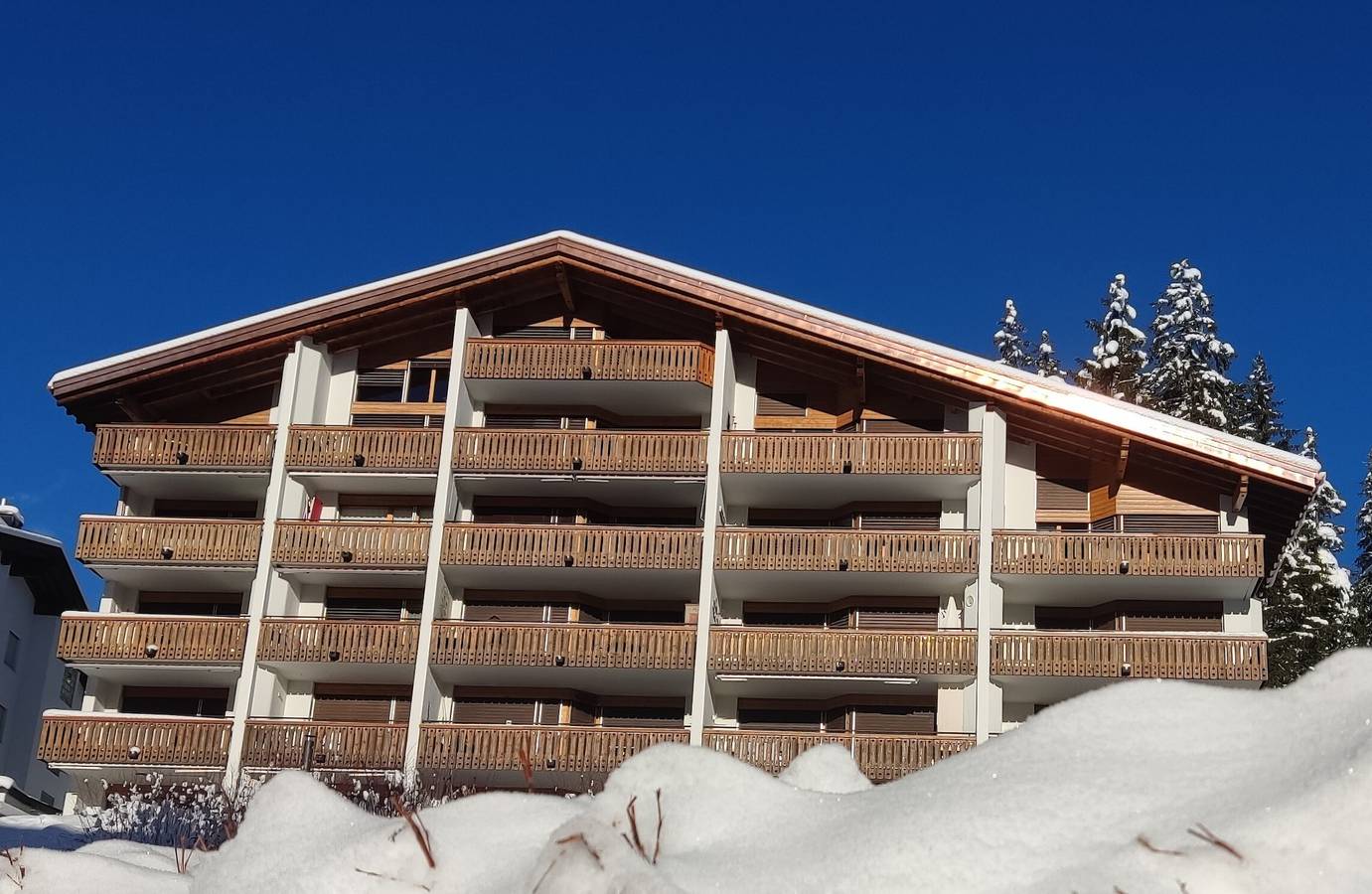 Appartement de vacances entier, Ferienwohnung Casa Biala Notter - 3.0 Zimmerwohnung - 38532 für max. 4 Personen in Laax GR 2, Laax