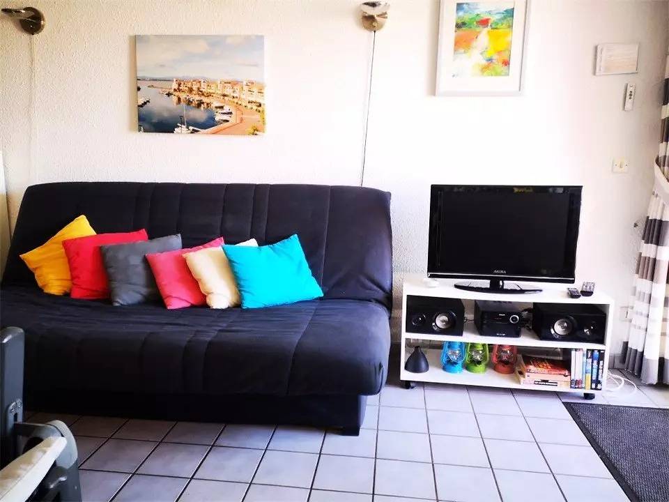 Ganze Wohnung, Ferienwohnung 2 Zimmer mit Wlan im Erdgeschoss in Le Barcares - Cap Coudalre in Le Barcarès, Côte d'Améthyste