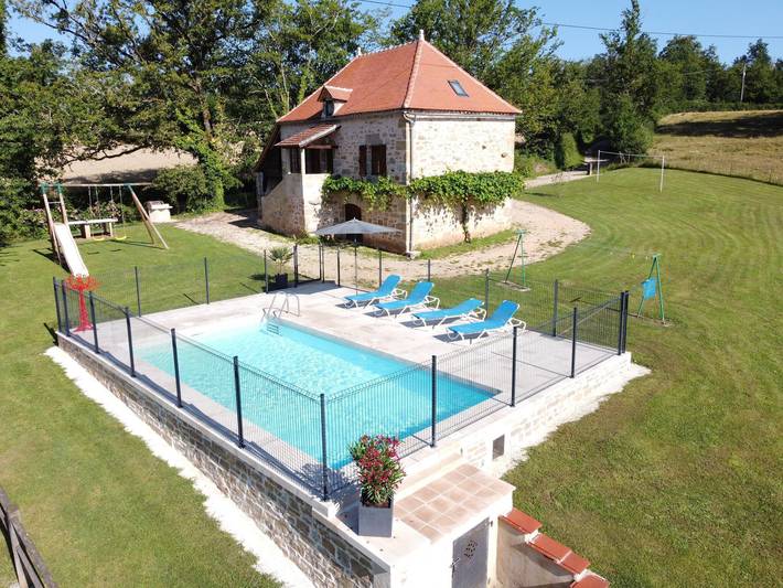 Maison de vacances pour 6 personnes, avec terrasse et piscine