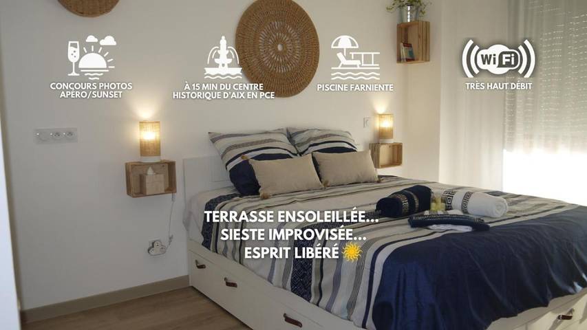 Aparthotel para 2 personas, con piscina además de vistas y terraza, Se admiten mascotas - 1