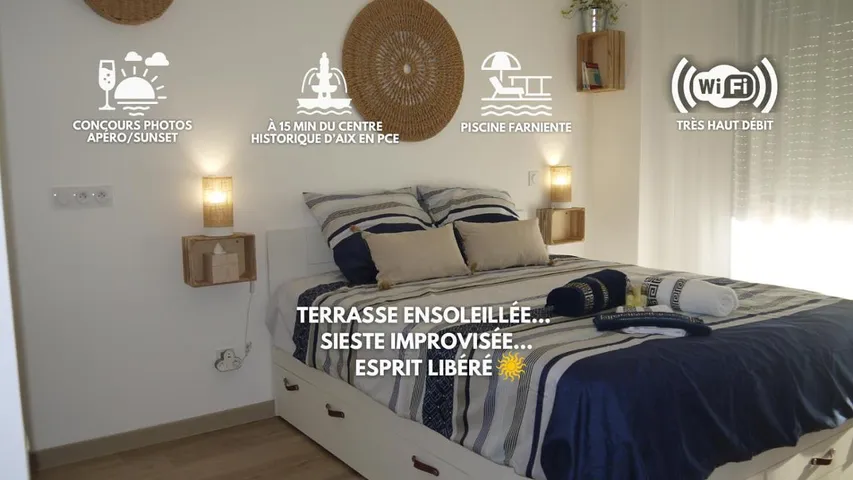 Aparthotel para 2 personas, con vistas además de piscina y terraza, Se admiten mascotas - 1