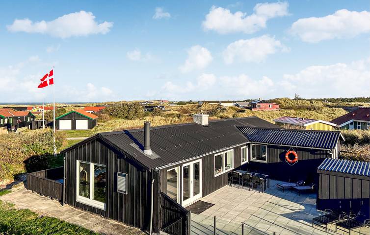Ferienhaus mit Meerblick für 6 Personen, mit Garten und Terrasse in Grønhøj Strand
