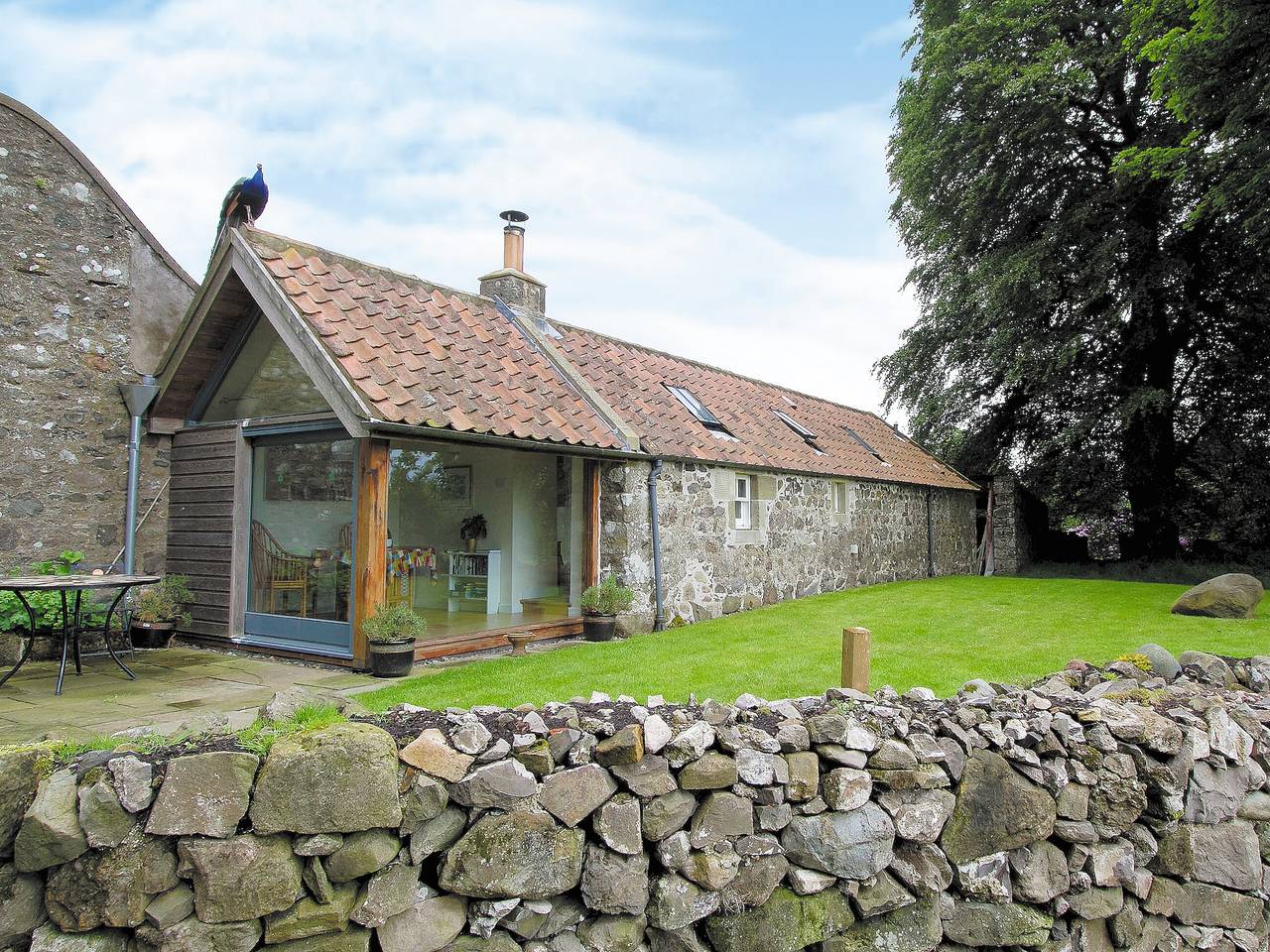 Tullibole Castle Longhouse in Perthshire