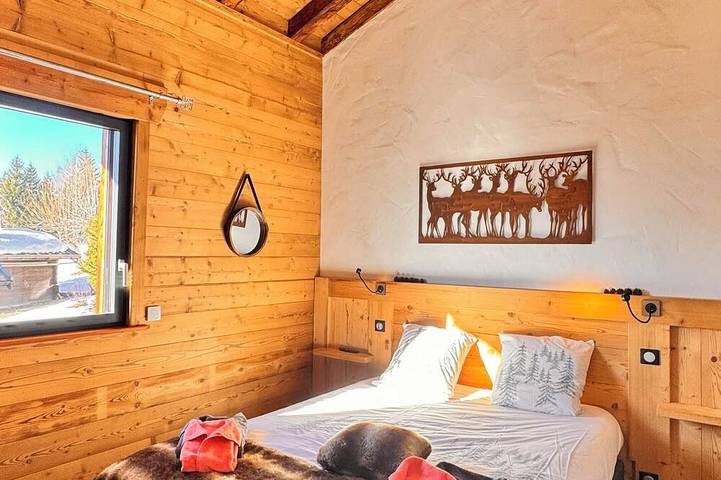 Chalet nuevo | Esquiar a pie | Centro de Les Saisies | 12 personas | sauna in Les Saisies, Albertville region