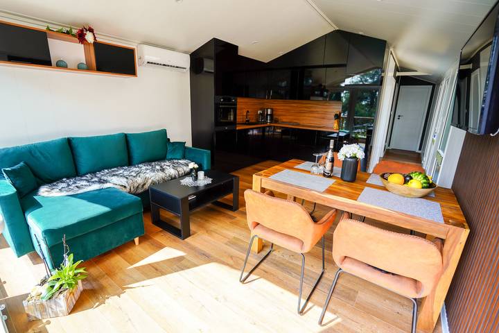 Camping für 4 Personen, mit Terrasse und Sauna sowie Seeblick in Mecklenburgische Seenplatte - 4