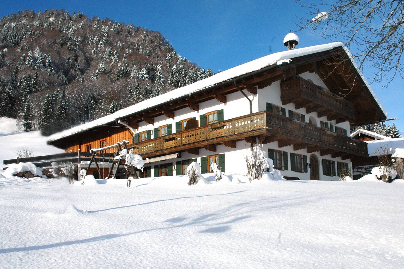 Ganze Ferienwohnung, Dammerer Hof inkl. Chiemgaukarte - Ferienhäuschen 30qm, Terrasse, Küche, 1 Wohn- Schlafzimmer, max 2 P. Wlan in Ruhpolding, Bayerische Alpen