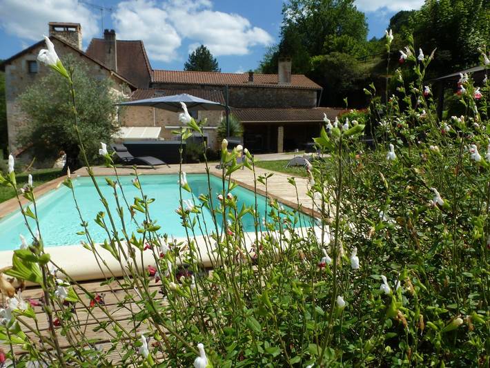 Gîte pour 8 personnes, avec jardin et jacuzzi ainsi que piscine et terrasse - 1