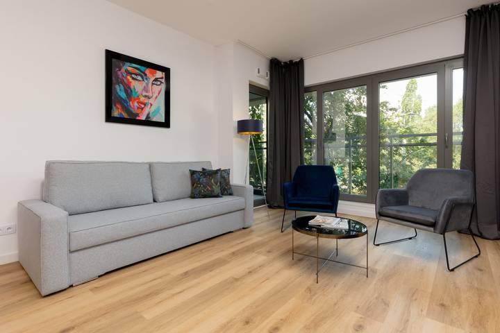 Vakantiewoning voor 6 personen, met balkon/terras in Warschau