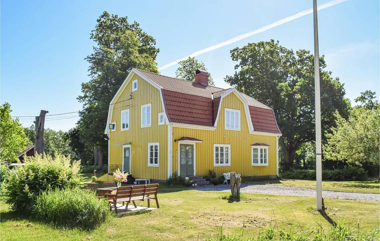 Ferienhaus für 4 Personen, mit Garten und Seeblick am Asnen
