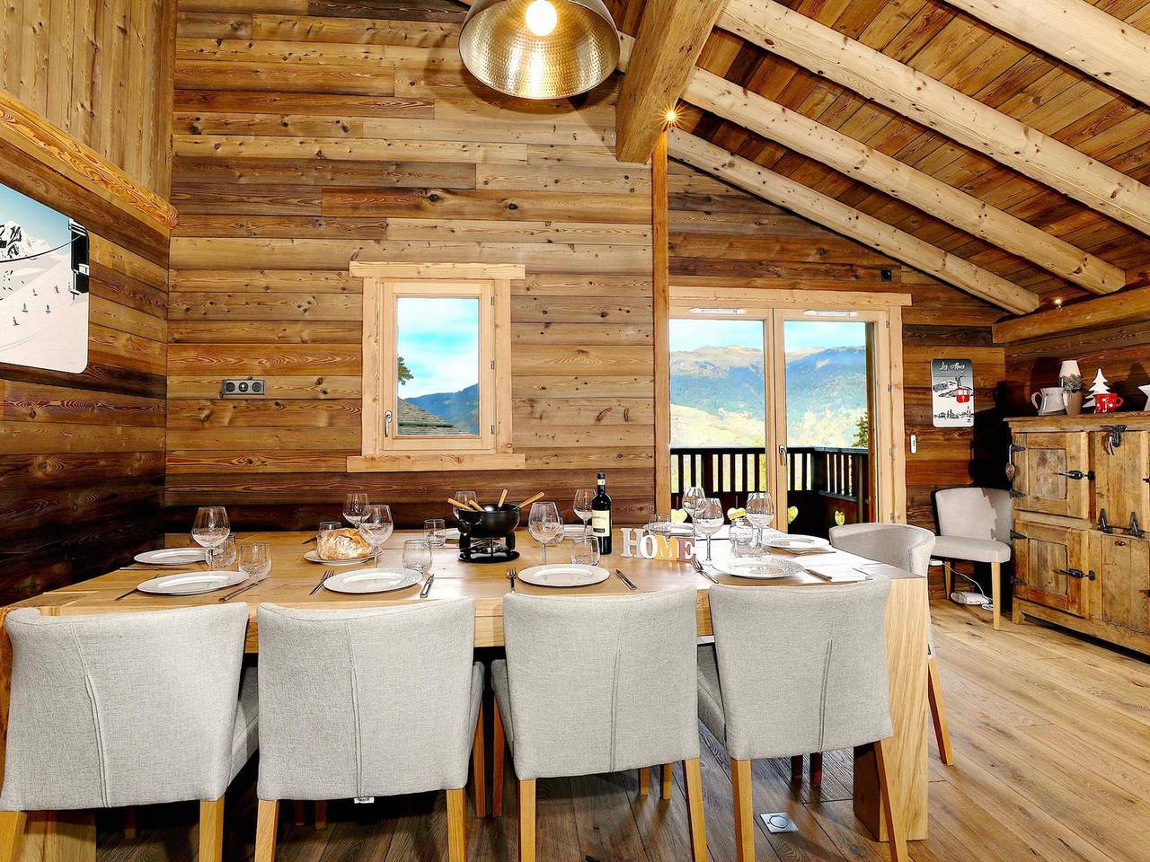Grand chalet de luxe 14 pers - La Tania avec billard et sauna in La Tania, La Perrière